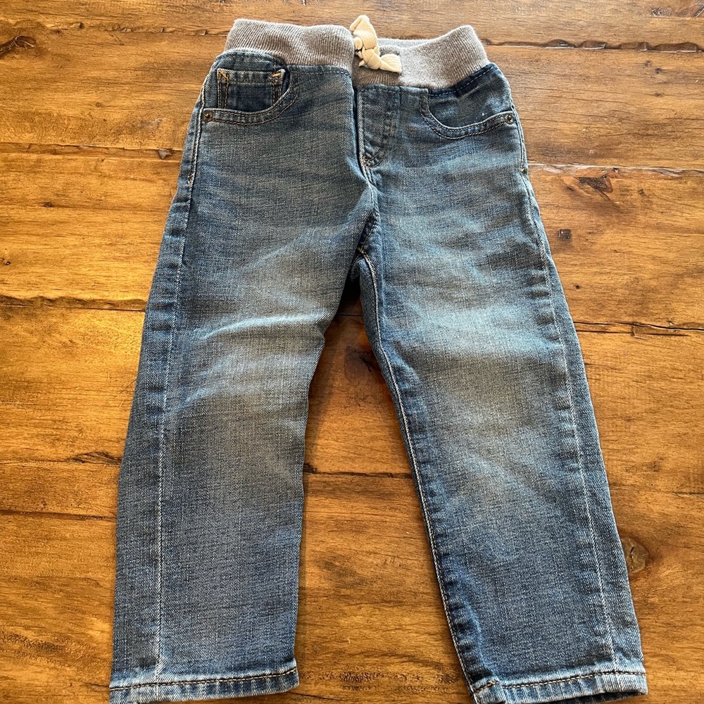 GAP Kids Denim Jeans with Gray Waistband